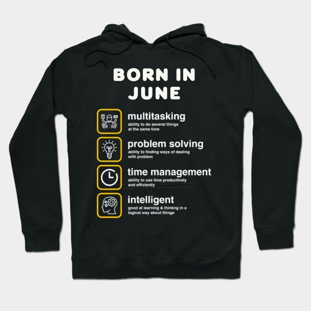 Born in June Hoodie by BambooBox